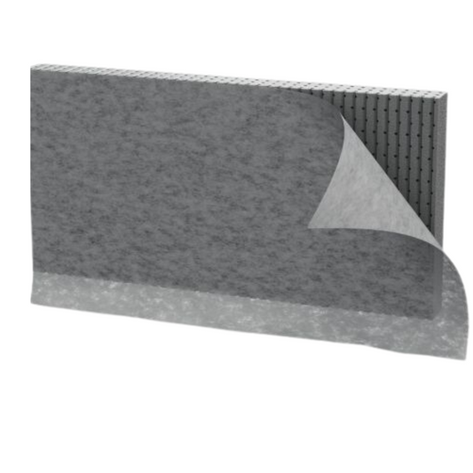 Thermodren dreneringsplate 10 cm med duk